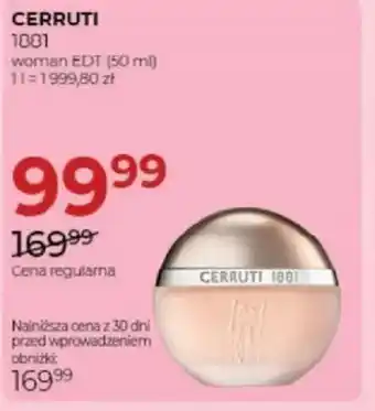 Cerruti 1881 woman EDT