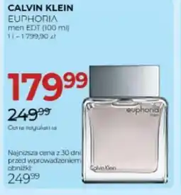 Jawa Drogerie Calvin Klein Euphoria men oferta