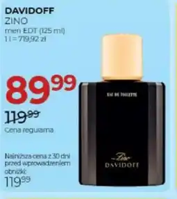 Jawa Drogerie Davidoff Zino men EDT oferta