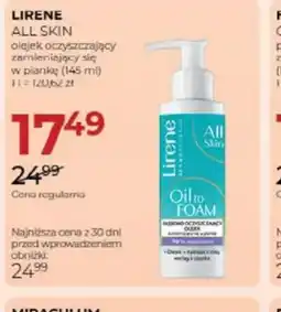 Jawa Drogerie Lirene All Skin olejek oczyszczający oferta