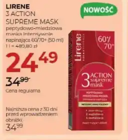 Jawa Drogerie Lirene 3 Action Supreme Mask oferta