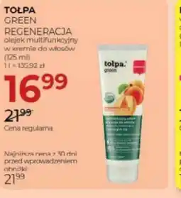 Jawa Drogerie Tołpa Green Regeneracja oferta