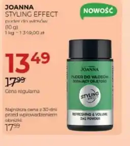 Jawa Drogerie Joanna Styling Effect puder oferta