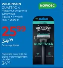 Jawa Drogerie Wilkinson Quattro 4 maszynka oferta