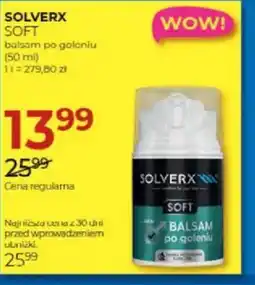 Jawa Drogerie Solverx Soft balsam po goleniu oferta