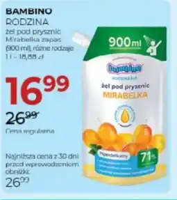 Jawa Drogerie Bambino Rodzina żel pod prysznic oferta