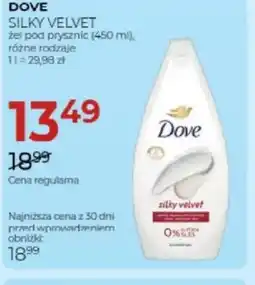 Jawa Drogerie Dove Silky Velvet żel pod prysznic oferta