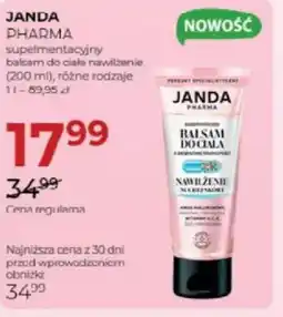 Jawa Drogerie Janda Pharma balsam do ciała oferta