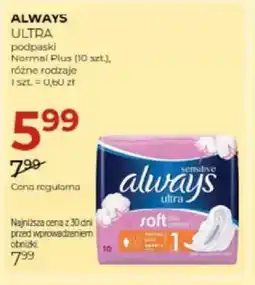 Jawa Drogerie Always Ultra podpaski oferta