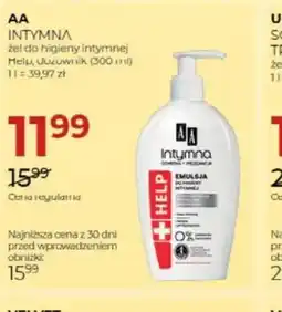 Jawa Drogerie AA Intymna żel do higieny oferta