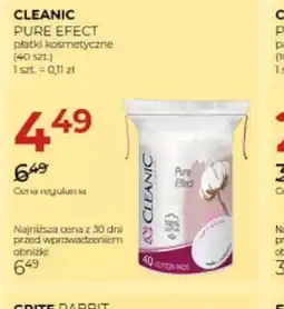 Jawa Drogerie Cleanic płatki kosmetyczne oferta