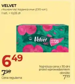Jawa Drogerie Chusteczki higieniczne Velvet oferta