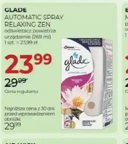 Jawa Drogerie Glade Automatic Spray Relaxing Zen oferta