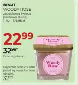 Jawa Drogerie Brait Woody Rose świeca oferta