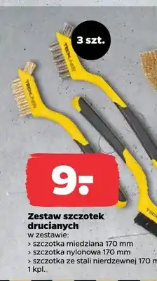 Netto Zestaw szczotek drucianych 3 szt oferta