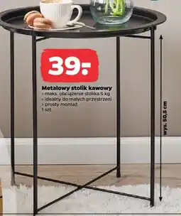 Netto Metalowy stolik kawowy oferta