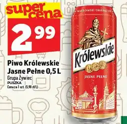 Topaz Piwo Królewskie Jasne Pełne oferta