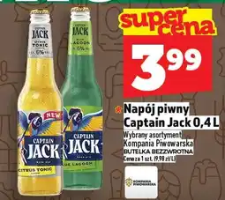 Topaz Napój piwny Captain Jack Citrus Tonic/Pineapple oferta