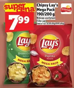 Topaz Chipsy lay's mega pack 190/200g oferta