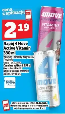 Topaz Napój 4 Move Active Vitamin oferta