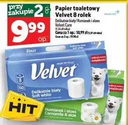 Topaz Papier toaletowy Velvet Delikatnie biały Rumianek oferta