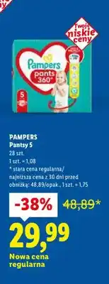 Lidl Pieluchy Pantsy 5 oferta