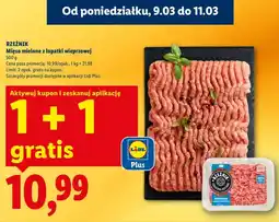 Lidl Mięso mielone z łopatki wieprzowej oferta