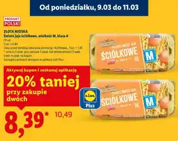 Lidl Jaja ściółkowe wielkość M, klasa A oferta