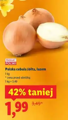 Lidl Polska cebula żółta, luzem oferta