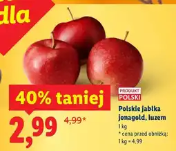 Lidl Polskie jabłka jonagold, luzem oferta
