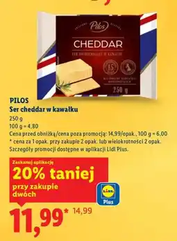 Lidl Ser cheddar w kawałku oferta