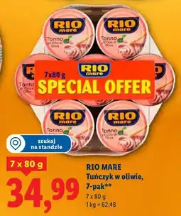 Lidl Tuńczyk w oliwie, 7-pak oferta