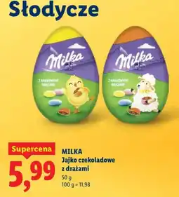 Lidl Jajko czekoladowe z drażami oferta