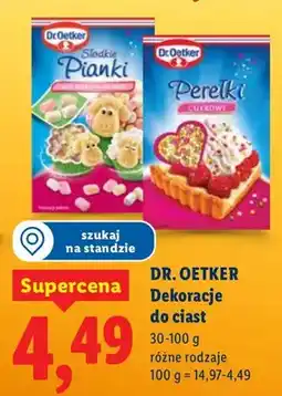 Lidl Dekoracje do ciast oferta