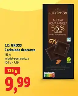 Lidl Czekolada deserowa migdał-pomarańcza oferta