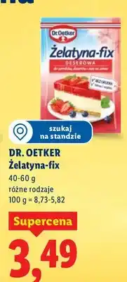 Lidl Żelatyna-fix oferta