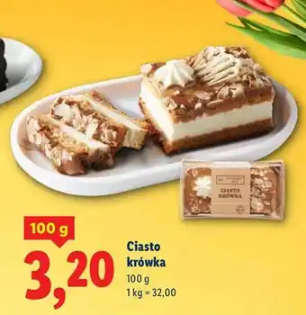 Lidl Ciasto krówka oferta