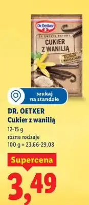Lidl Cukier z wanilią oferta