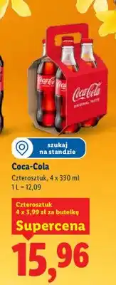 Lidl Napój Coca-Cola czterosztak oferta