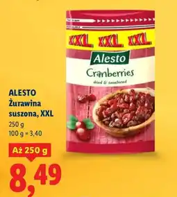 Lidl Żurawina suszona, XXL oferta