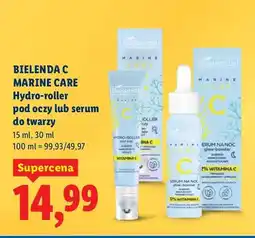 Lidl Hydro-roller pod oczy lub serum do twarzy oferta
