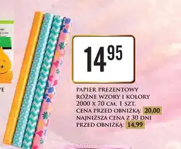 Dino Papier prezentowy różne wzory i kolory 2000x70cm oferta
