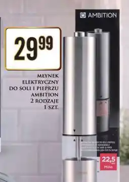 Dino MŁYNEK ELEKTRYCZNY DO SOLI I PIEPRZU AMBITION 2 RODZAJE 1 SZT oferta