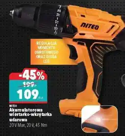 Biedronka Akumulatorowa wiertarko-wkrętarka udarowa oferta