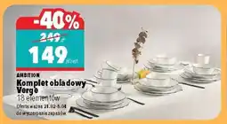 Biedronka Komplet obiadowy Verge oferta