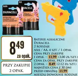 Dino Baterie alkaliczne Duracell AAA / AA oferta