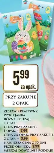 Dino ZESTAW KREATYWNY, WYKLEJANKA HAFT DIAMENTOWY oferta