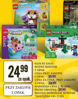 Dino Klocki LEGO Różne Rodzaje (Creator, Friends, Technic, Minecraft) oferta