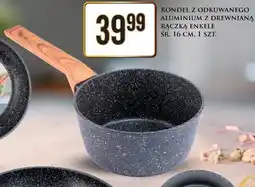 Dino Rondel z odkuwanego aluminium z drewnianą rączką Enkele śr. 16 cm oferta