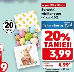 Kaufland Serwetki wielkanocne oferta